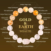 Feng Shui Gold & Earth Pixiu Bracelet - Luck Activation - Cerapoet